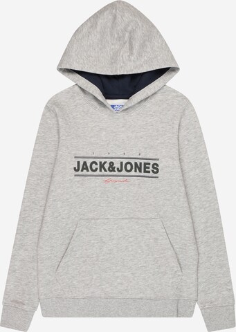 Jack & Jones Junior Mikina 'FRIDAY' – šedá: přední strana