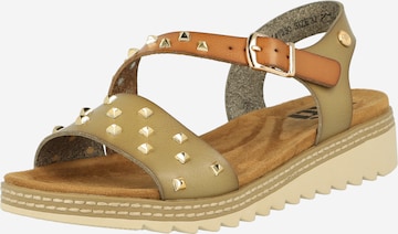 Xti Strap Sandals 'ICE' in Green: front