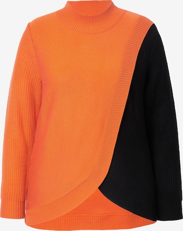 MIAMODA Sweater in Orange: front