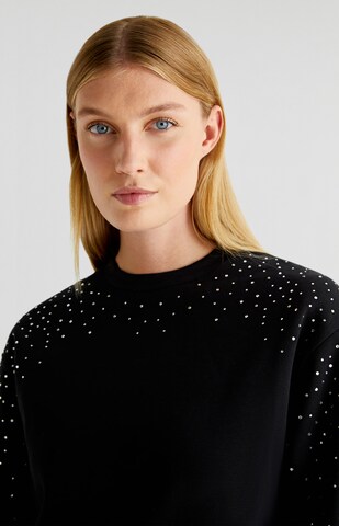 Scalpers Sweatshirt ' Mirror ' in Black