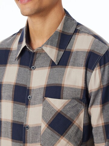 SCHIESSER Pyjama lang ' Selected Premium Warming ' in Beige
