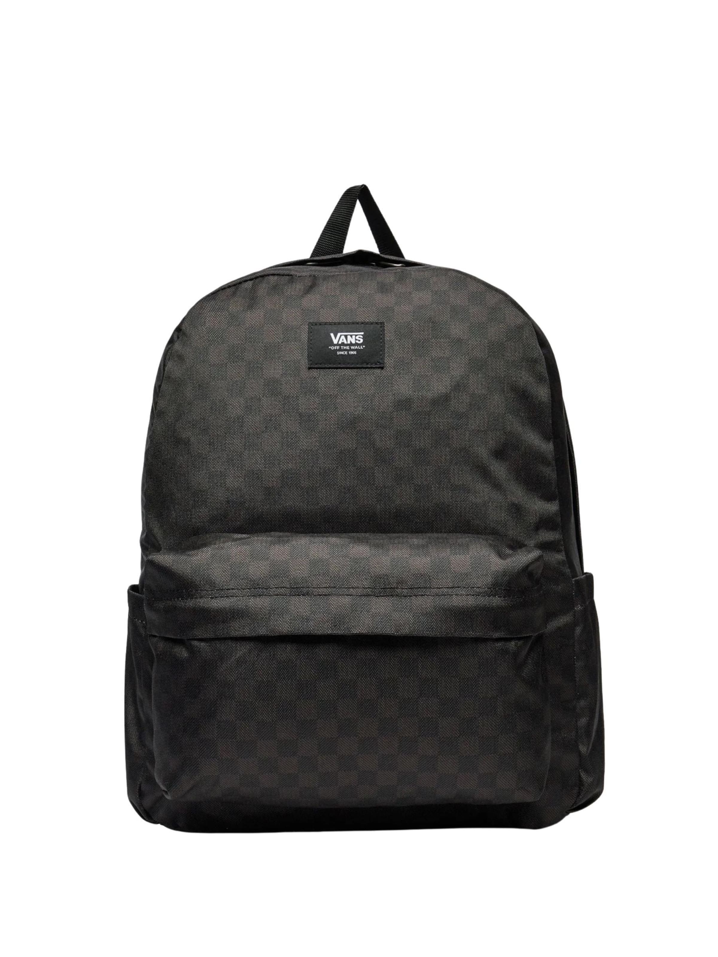 VANS Backpack 'VANS OLD SKOOL CHECK ZAINO' in Black: front