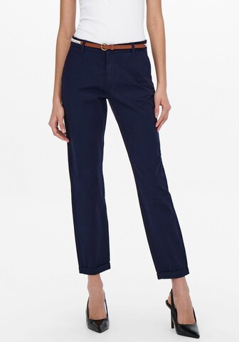 ONLY Slimfit Hose 'ONLBiana' in Blau: Vorderseite