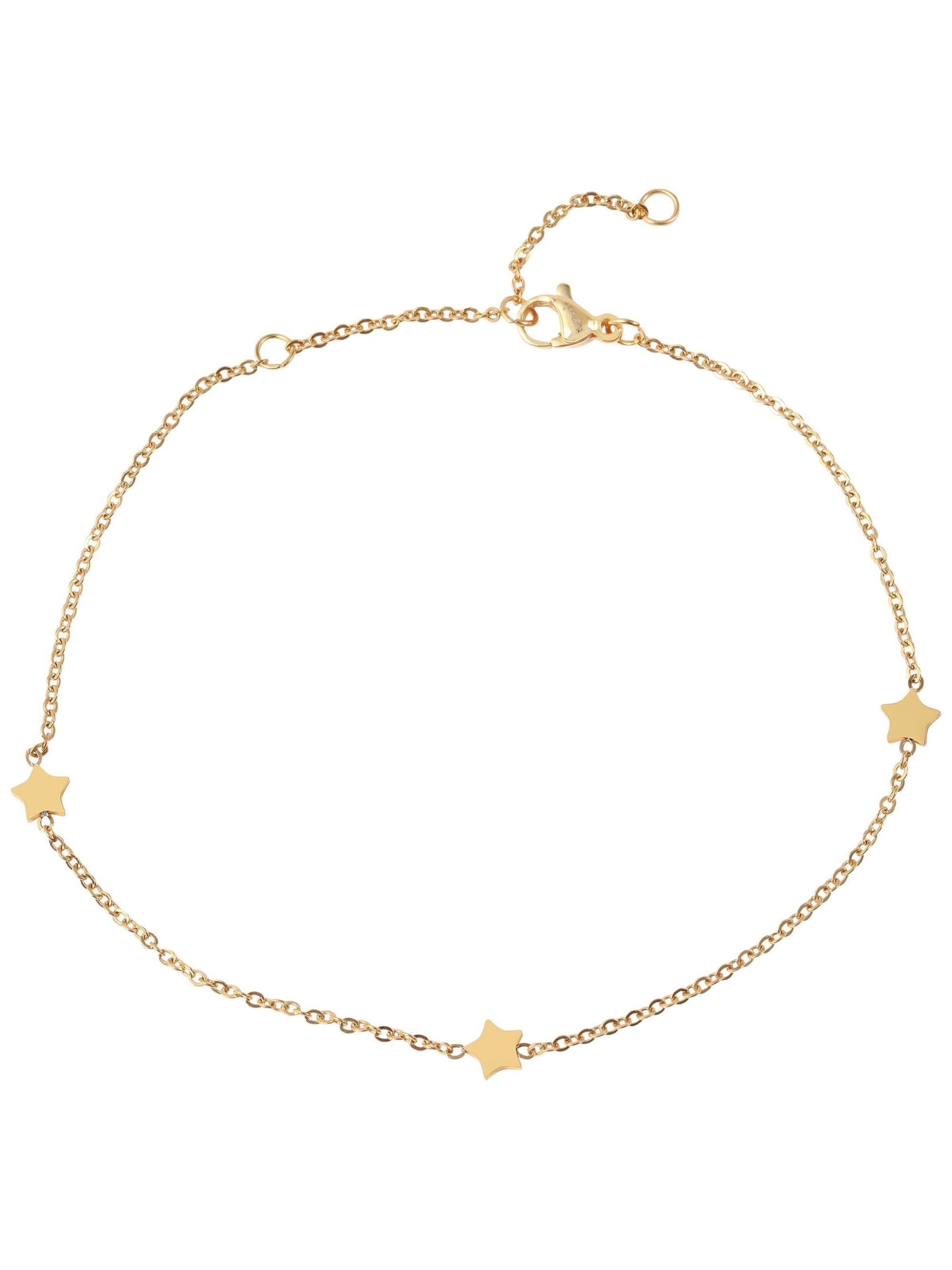 Akzent Fußschmuck 'Raffaela, langlebig'‌ in Gold: Vorderseite