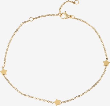 Akzent Fußschmuck 'Raffaela, langlebig' in Gold: Vorderseite