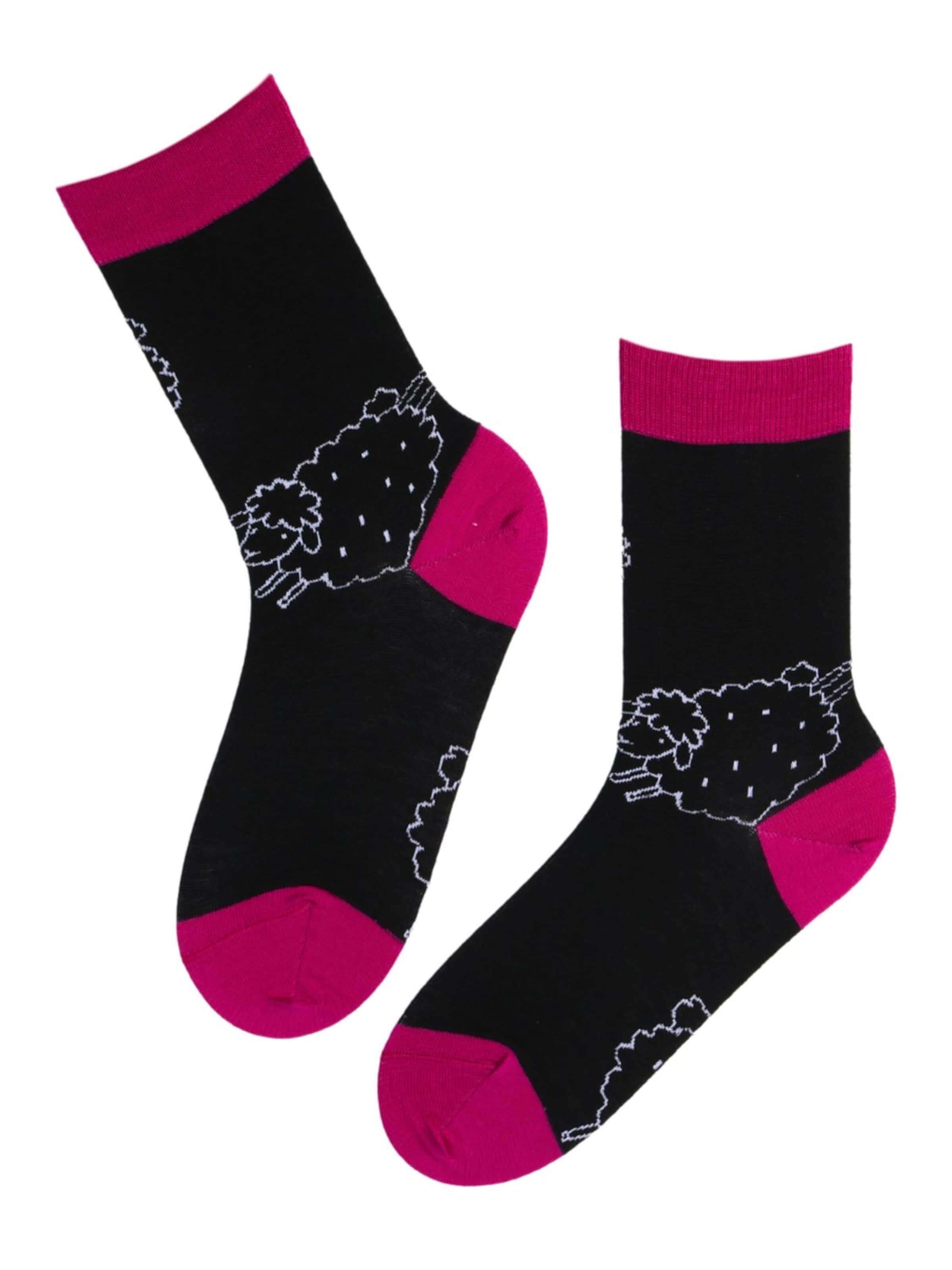 Calzino 'LAMB merino wool socks' di Sokisahtel in nero