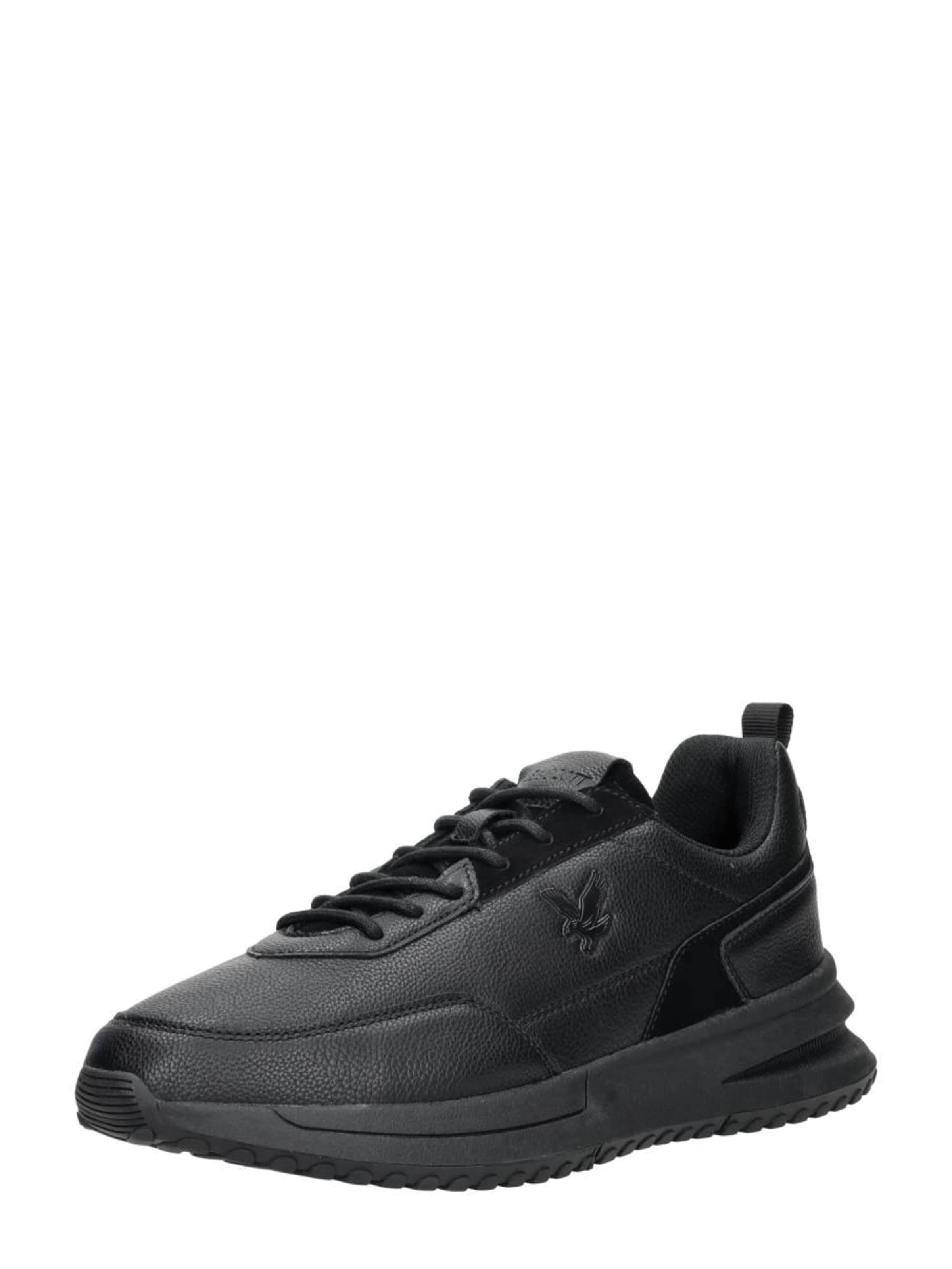 Lyle & Scott Sneakers laag 'Alford' in Zwart: voorkant