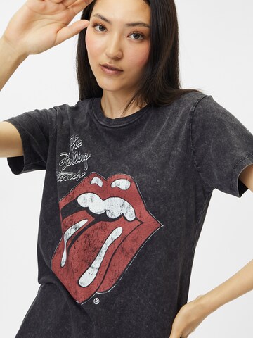 Cotton On Shirt 'ROLLING STONES' in Black