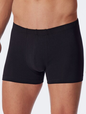 Boxers ' UNCOVER Cotton ' SCHIESSER en noir : devant