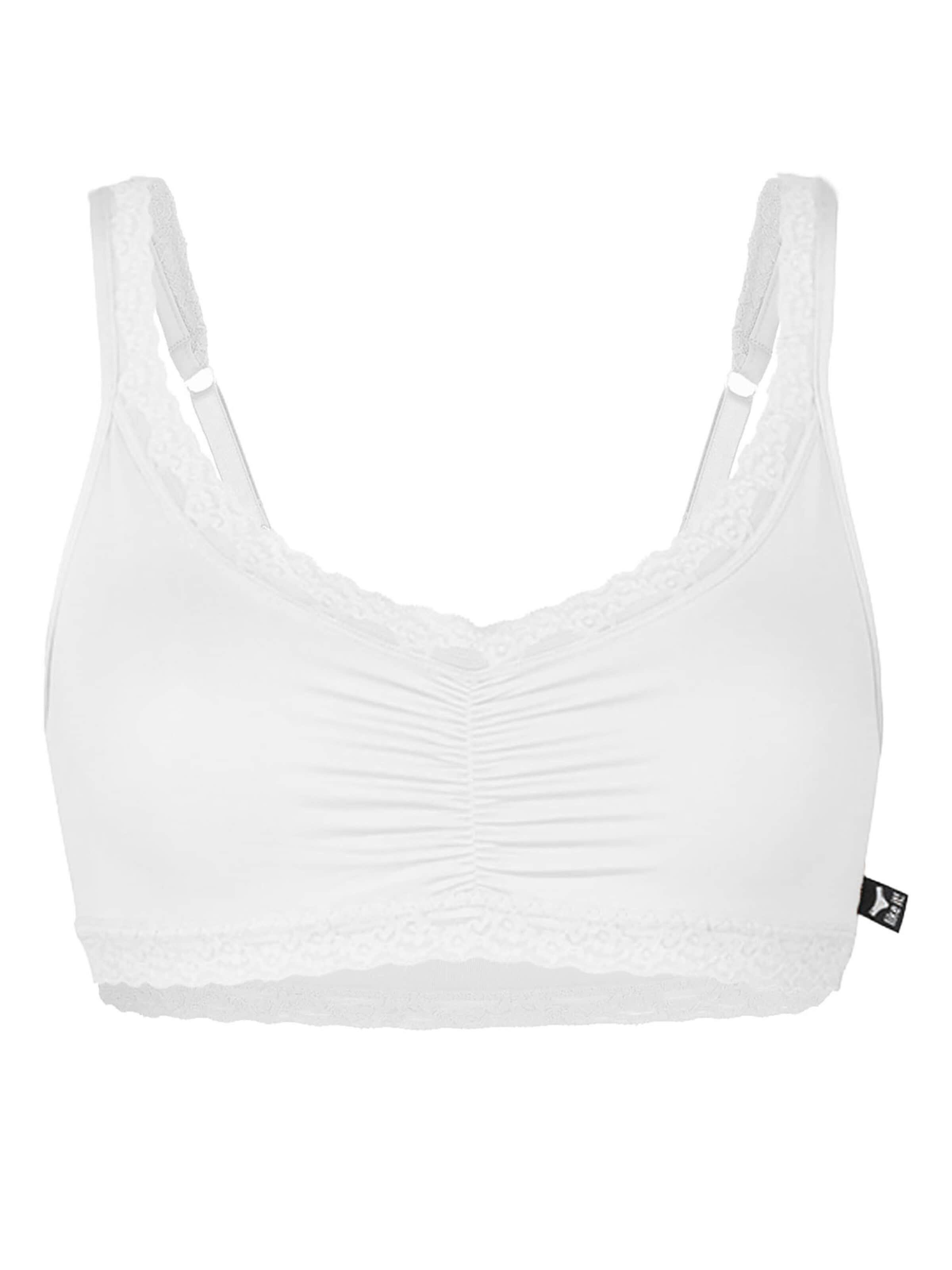 like it! Mieder 'Olivia'‌‌‌‌‌‌‌‌ in Weiß: Vorderseite