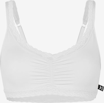 like it! Bodice 'Olivia' in White: front