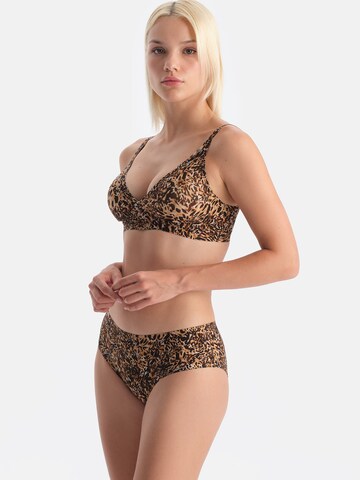 Dagi Треугольник Бюстгальтер в Коричневый