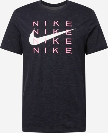 NIKE - Camisa funcionais em preto: frente