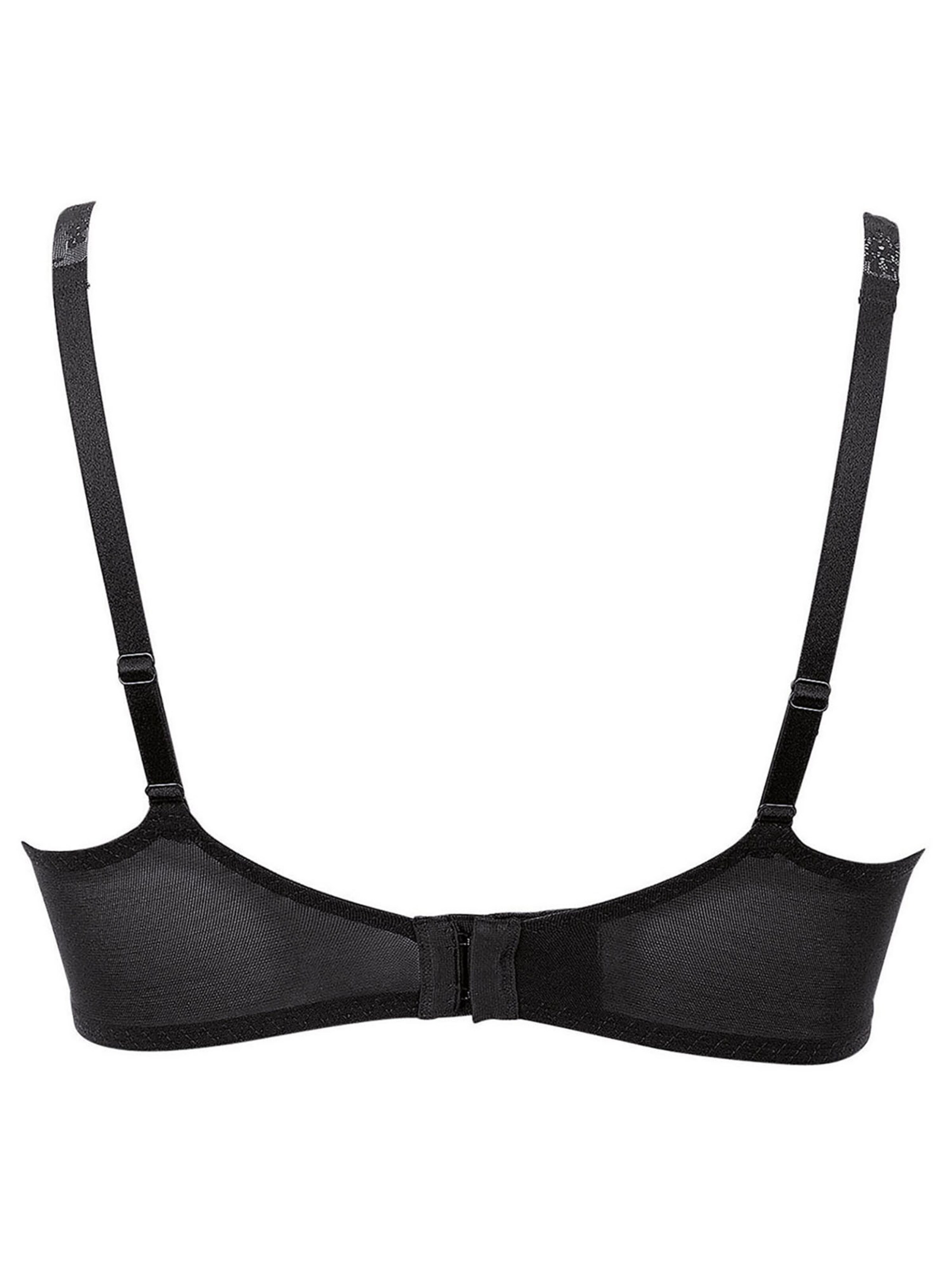 ANITA T-shirt Bra 'Fleur' in Black