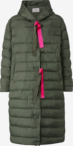 Angel of Style Winter Coat in Green: front