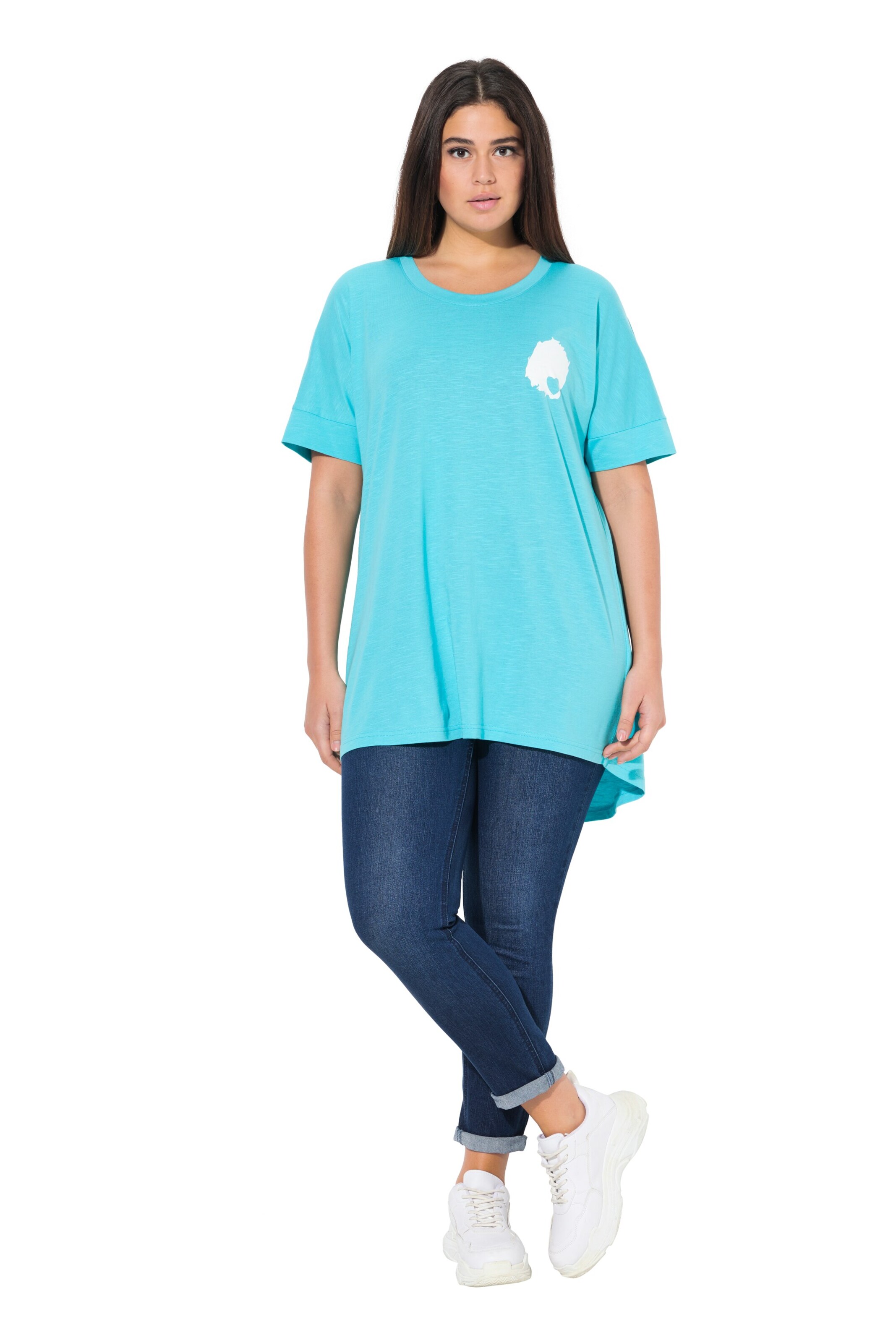 Ulla Popken Shirt in Blauw: voorkant