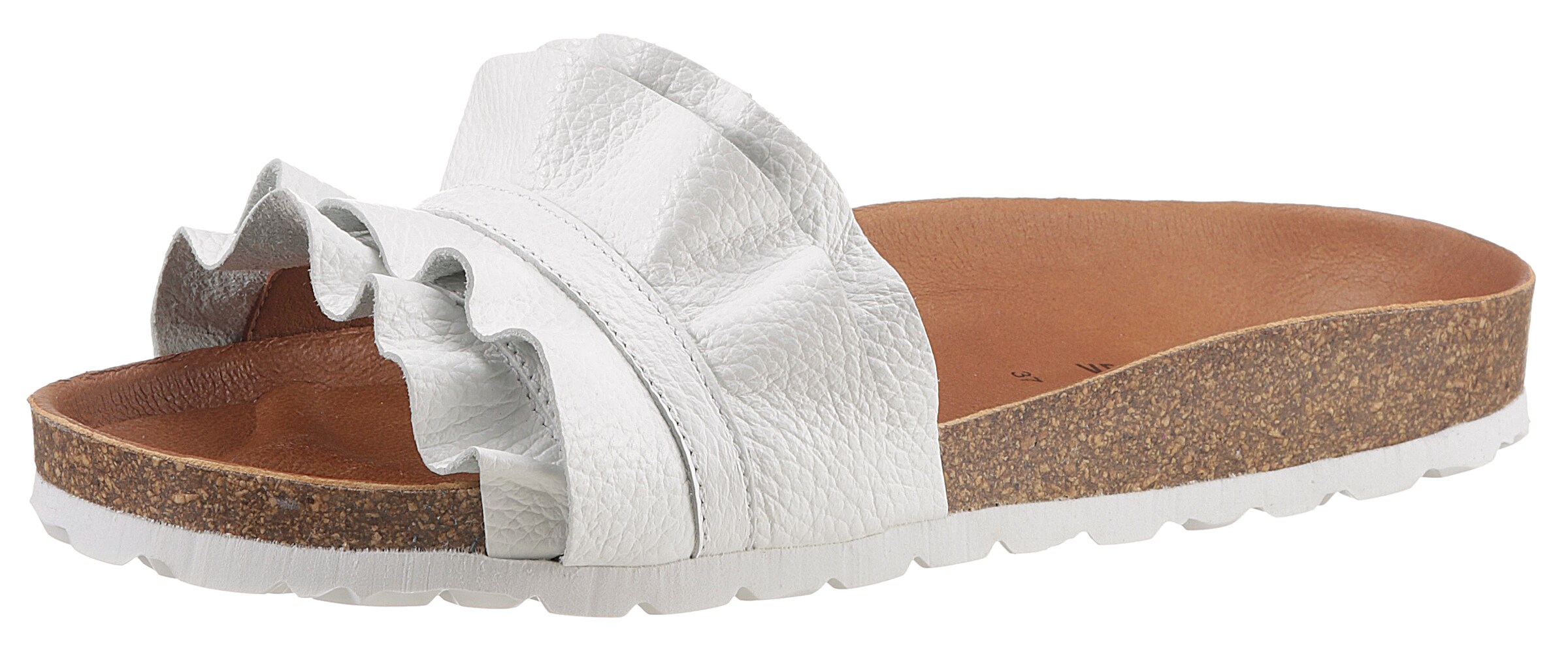 VERBENAS Mules 'Rocio Nucleo 330062' in White: front