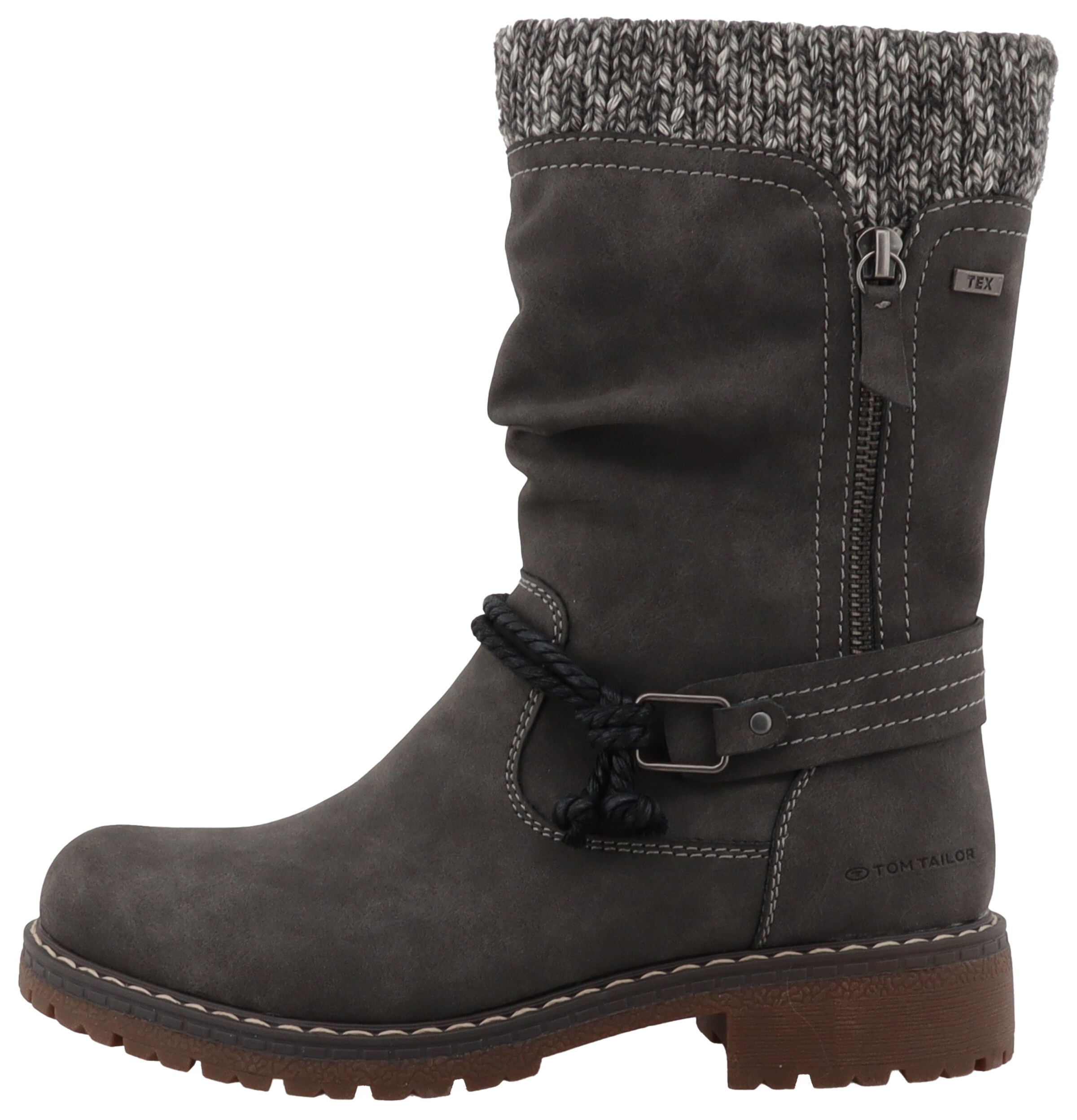 TOM TAILOR Boots in Grey
