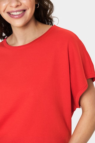 SAINT TROPEZ Pullover 'Mila' in Rot