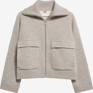 ARMEDANGELS Knit cardigan in Grey: front