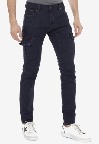 CIPO & BAXX Regular Cargohose 'Akin' in Blau
