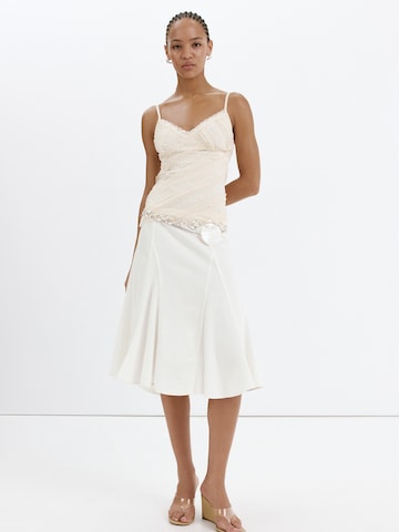 Haut 'JASMINE' MANGO en blanc