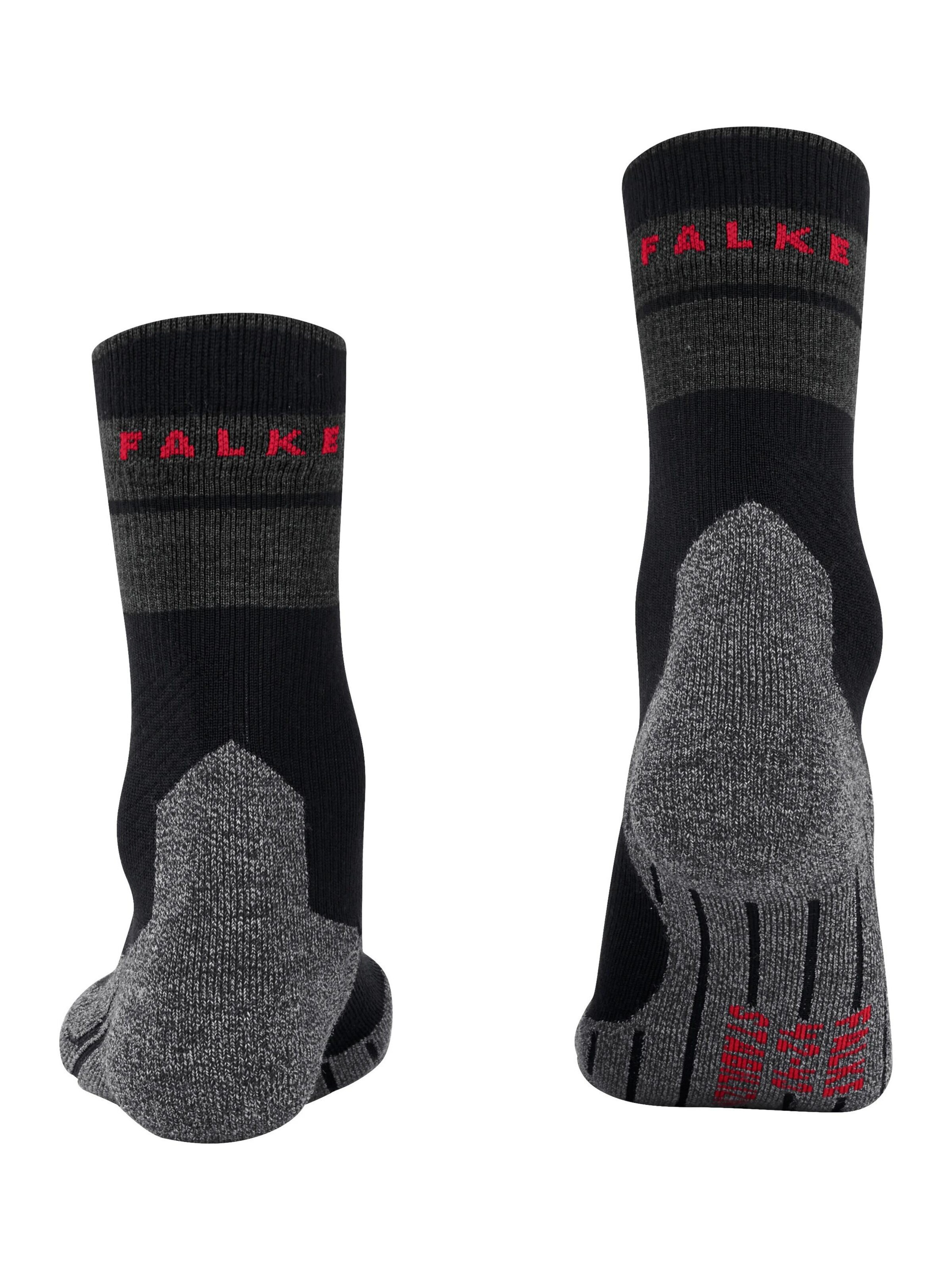 FALKE Sportsocken 'TK Compression Stabilizing'‌‌‌‌ in Schwarz