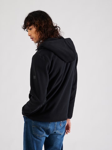 INDICODE JEANS Fleece jacket 'Reid' in Black