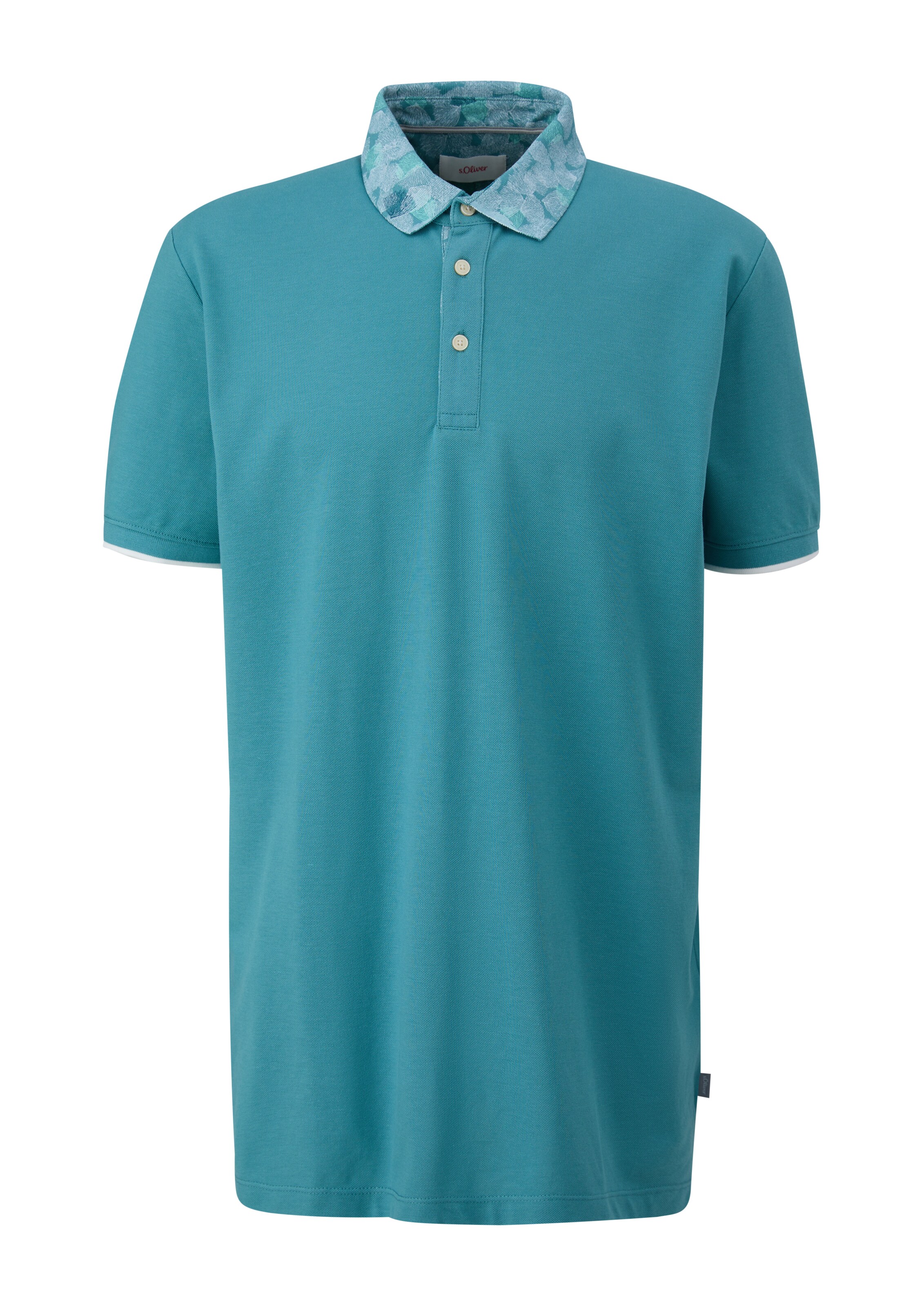 s.Oliver Men Tall Sizes Shirt in Blue: front