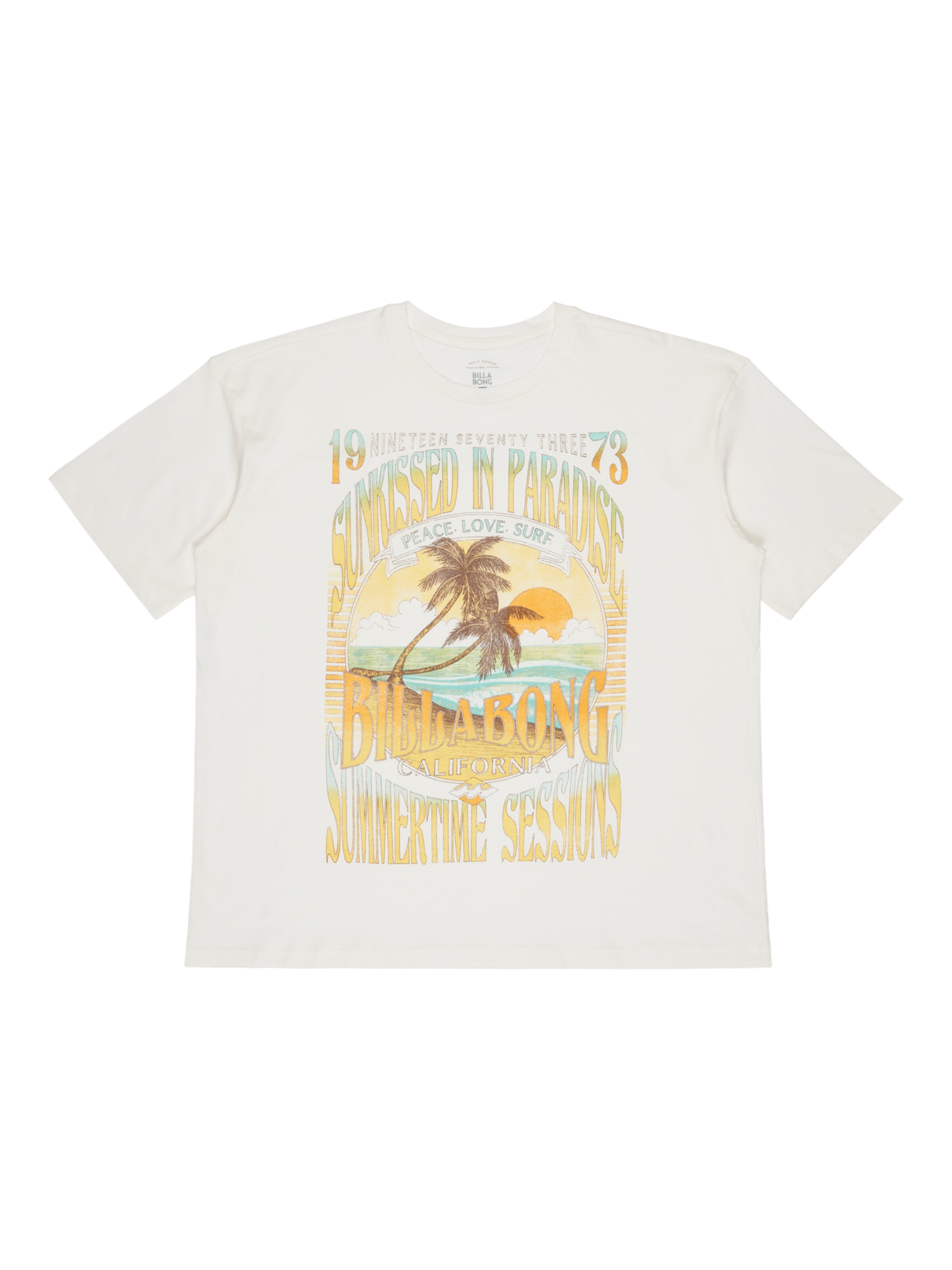 T-shirt 'Sunset Mindset' BILLABONG en blanc : devant