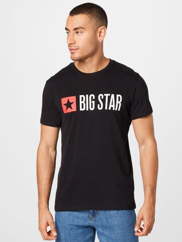 BIG STAR Shirt 'Quado' in Black: front