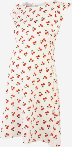 MAMALICIOUS Nyári ruhák 'MLEVELINE' - fehér: elől