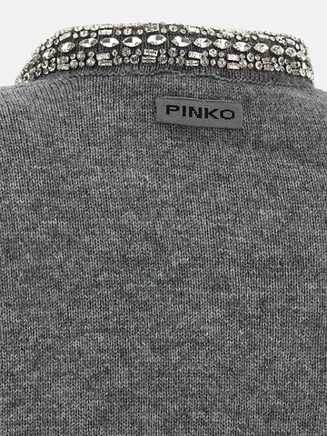 PINKO Sweter 'PINKO COLONIA CARDIGAN BLEND WOOL EMBRO Maglieria' w kolorze szary