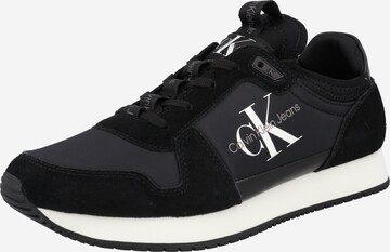 Sneaker bassa di Calvin Klein Jeans in nero: frontale