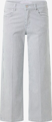 Angels Pleat-Front Pants in Blue: front