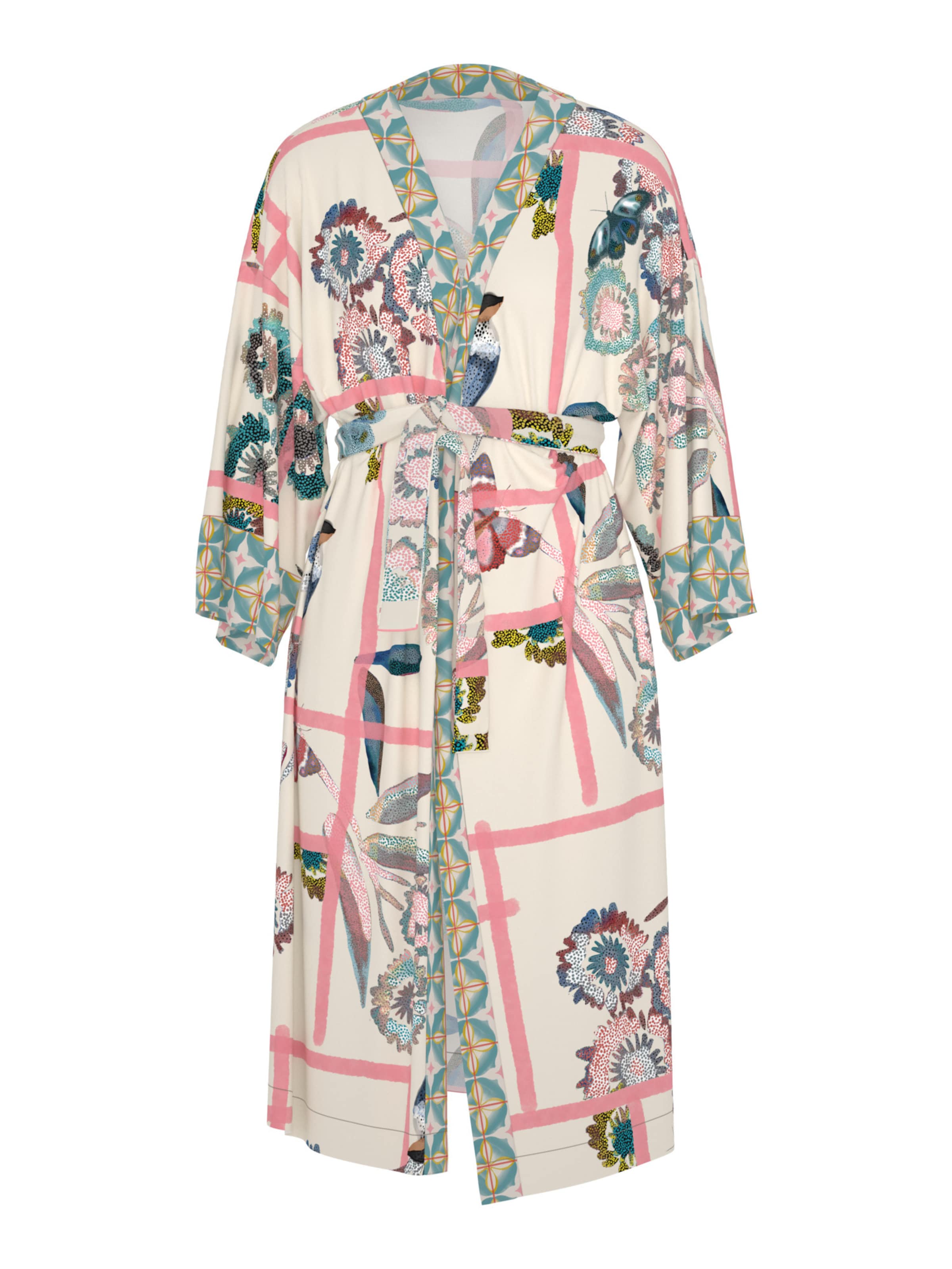 Kimono Mey en blanc : devant