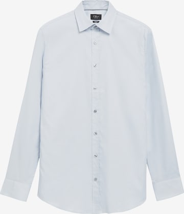 Coupe slim Chemise s.Oliver en bleu : devant