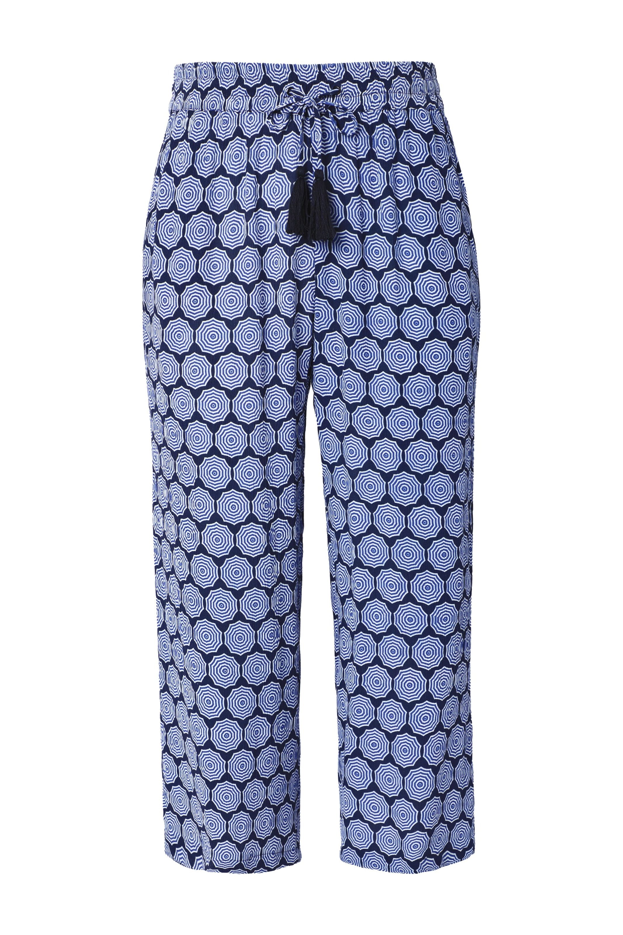 Ulla Popken Regular Hose in Blau: Vorderseite
