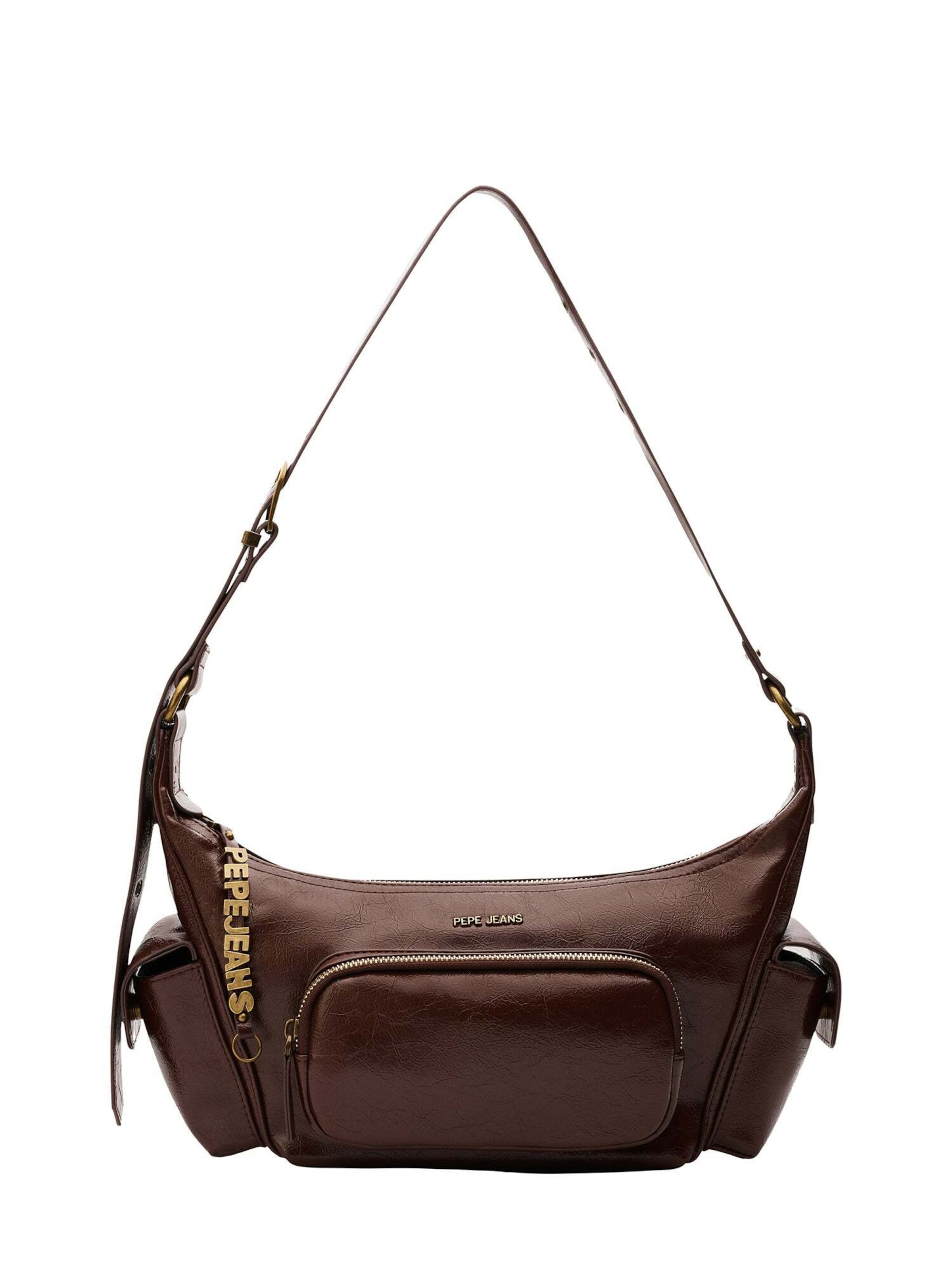 Borsa a tracolla 'Idris' di Pepe Jeans in marrone: frontale