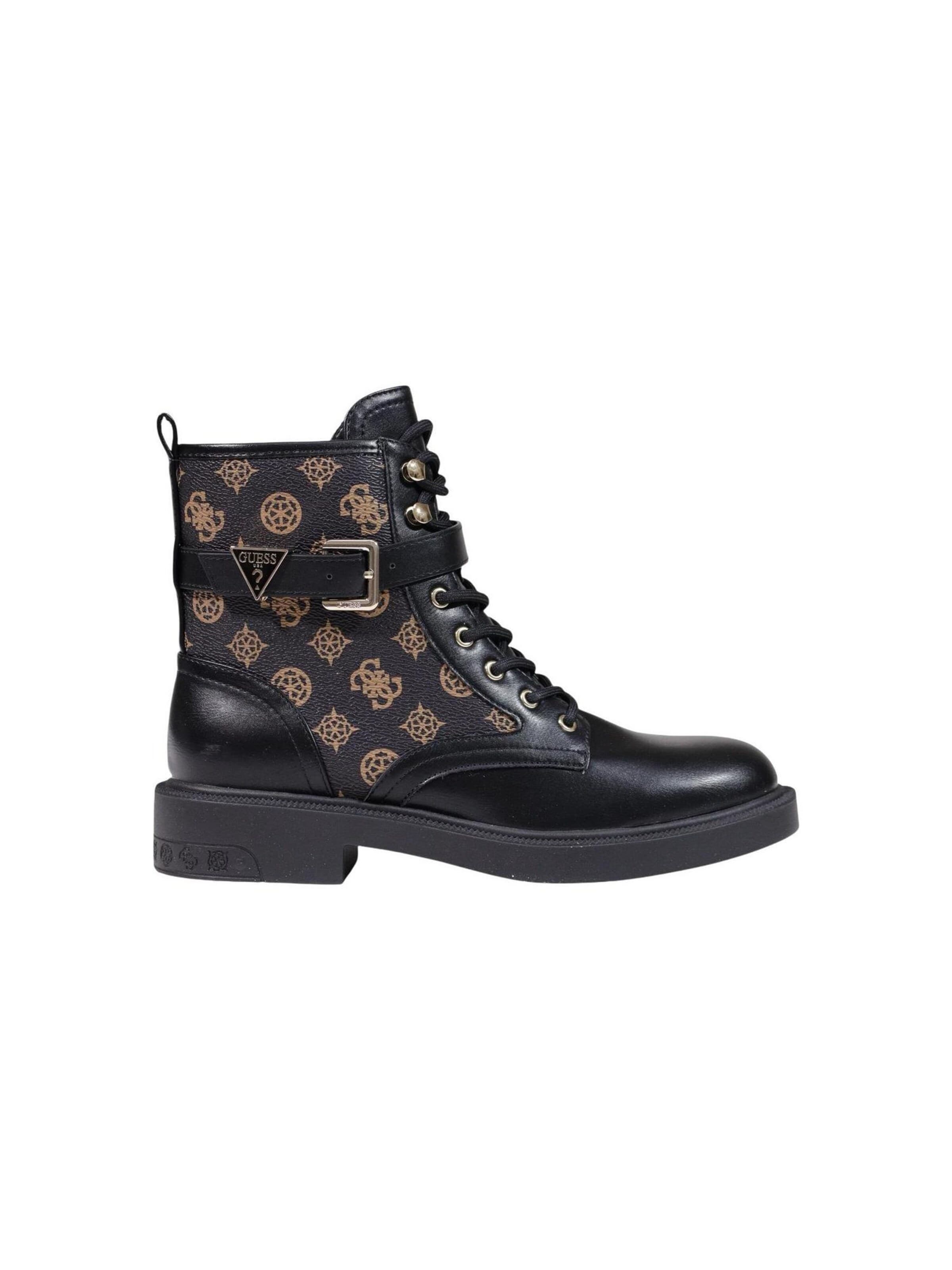 Scarpa stringata 'FELLINI FLFFEI ELE10' di GUESS in nero: frontale