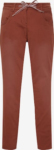 TOM TAILOR Spodnie w kolorze brązowy: przód