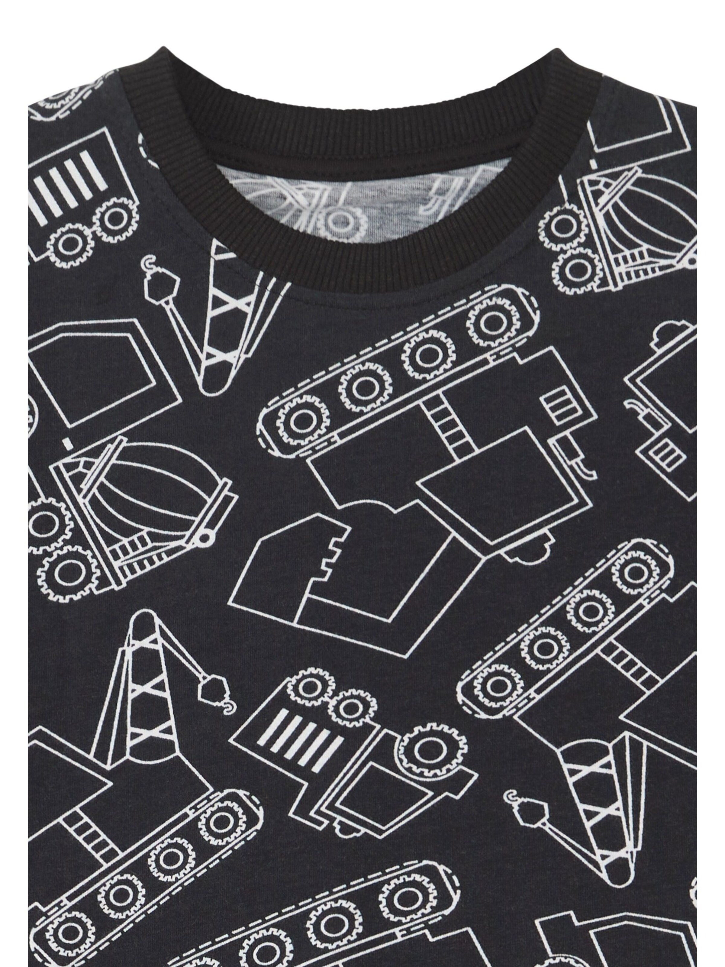 Denokids Tracksuit 'Vehicles' in Black