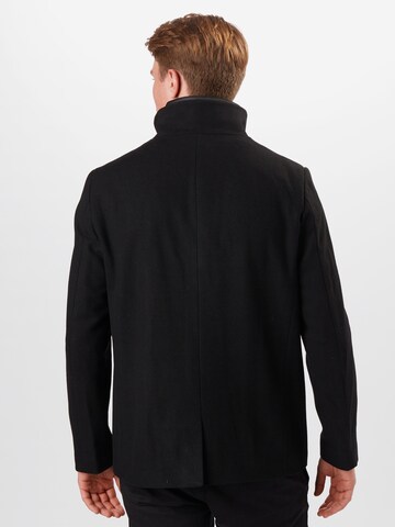 Matinique Regular fit Between-Seasons Coat 'Harvey' in Black