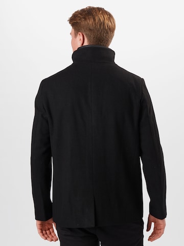 Matinique Regular fit Between-Seasons Coat 'Harvey' in Black