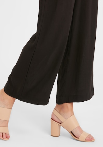 ICHI Wide leg Pants 'IHMARRAKECH' in Black