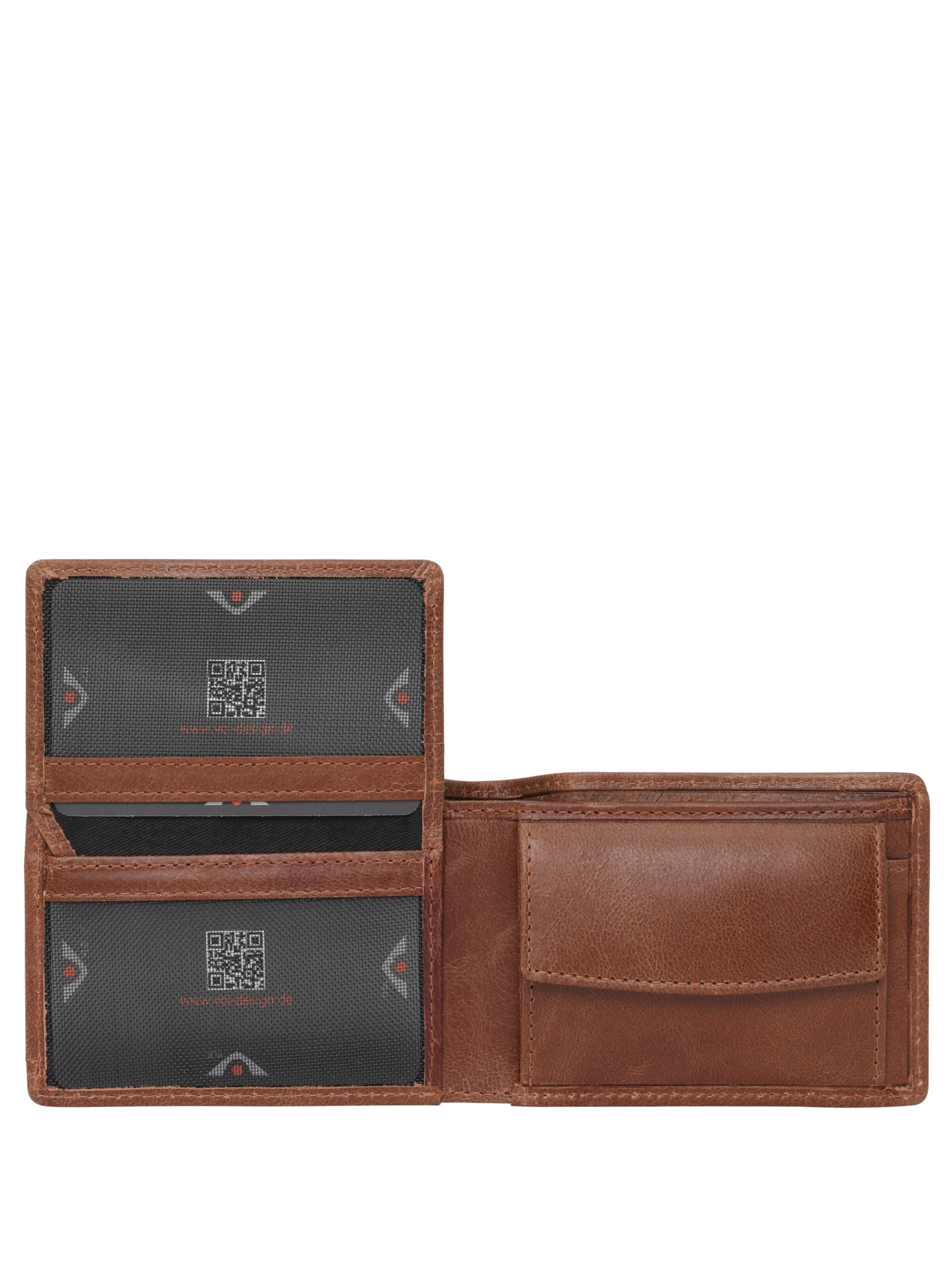 VOi Wallet 'PEA' in Brown
