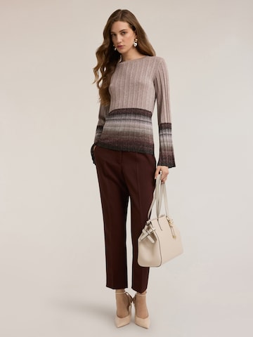MOTIVI Regular Trousers in Brown