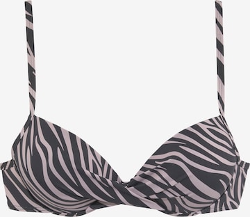 LASCANA Push-up Bikinitoppi värissä beige: edessä