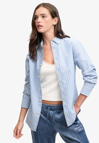 Superdry & Co Blouse in Blauw: voorkant