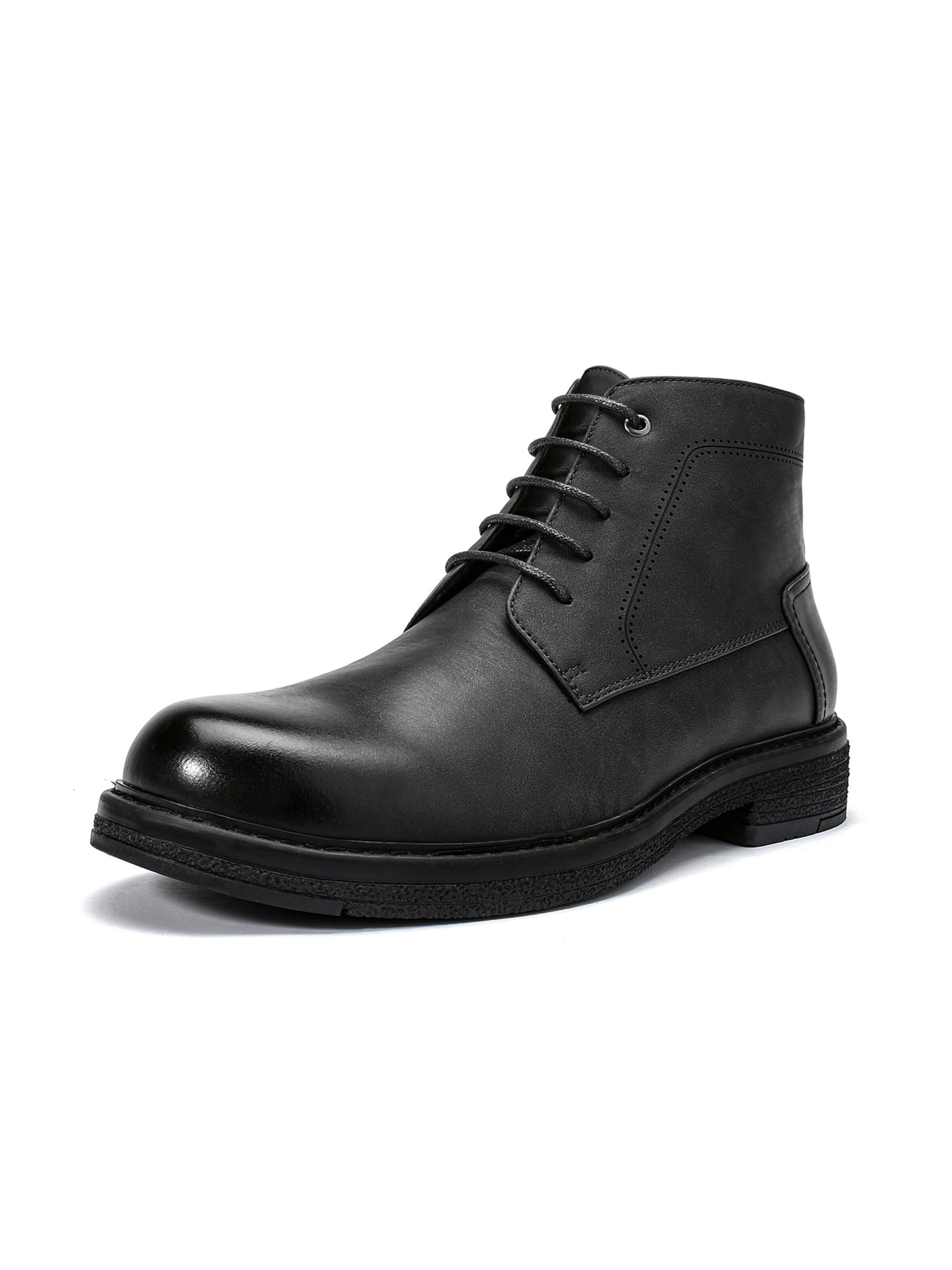 ALLTHEMEN Chukka Boots 'Zeit' in Black: front